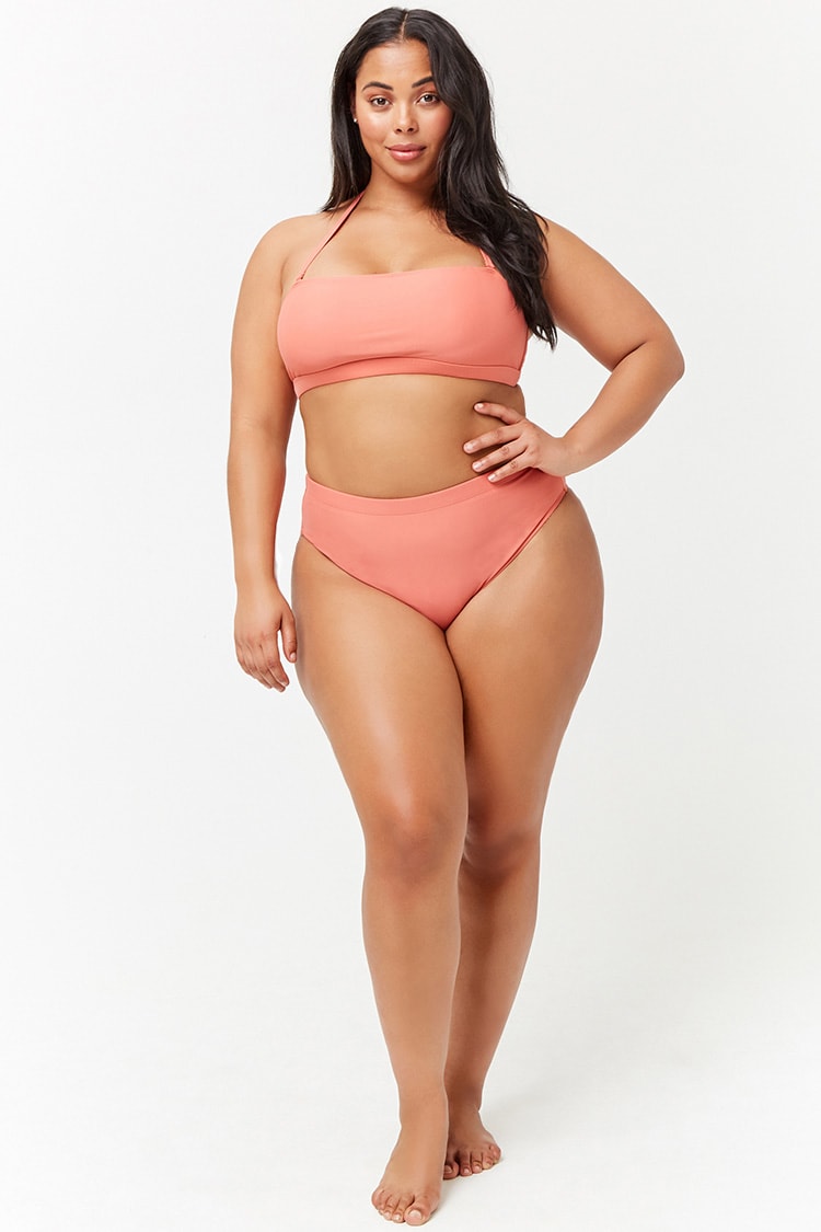 Bas de bikini taille haute - Grandes Tailles | Forever21