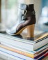 Bottines bi-matière à lanières
