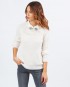 Pull tricot col bijoux