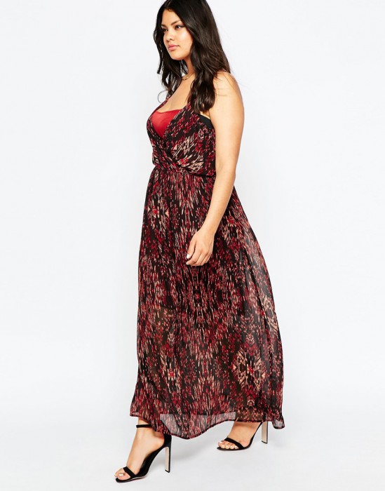 Robe longue grande taille