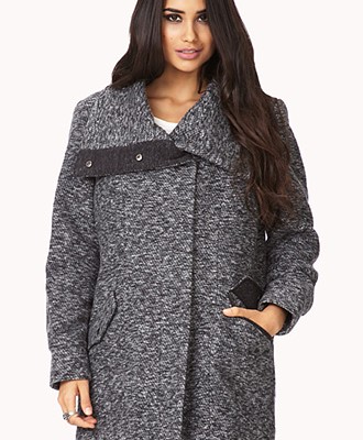 Manteau court Motif Moucheté