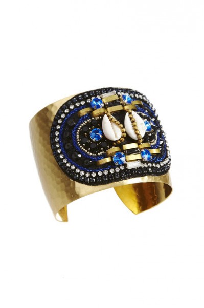 Antik Batik Manchette perles et strass Como – 65€