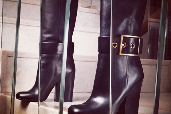 BOTTE EN CUIR GUCCI