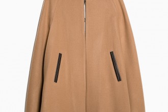 MANTEAU FEMME CAPE MARRON