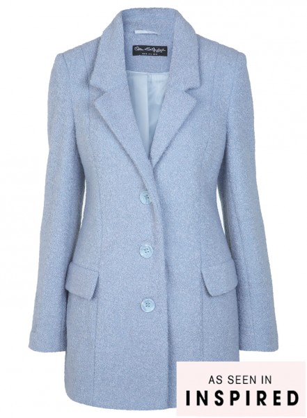 Manteau droit bleu en laine 9000€ 441x600 6 magnifiques manteaux dhiver pour femme  à shopper chez Miss Selfridge 