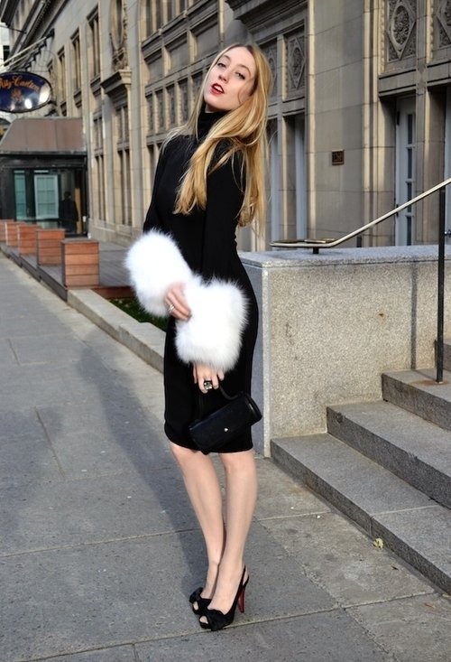 robe noire femme