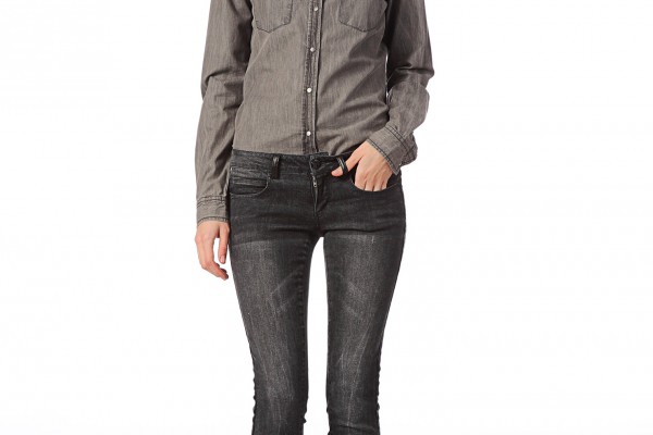 Only Jean skinny avec liserés en simili cuir Carrie  -  29€