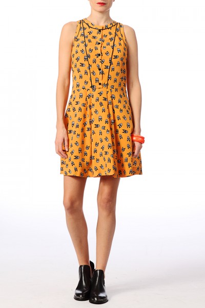 Tara Jarmon Robe trapèze imprimée animal Henriette – 220€ 400x600 Les 20 plus belles robes du printemps été 2014 | 