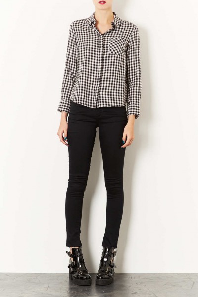 Chemise monochrome vichy 4000€ 400x600 Tendance mode 2014 : On craque pour ces 18 pièces  imprimé vichy 