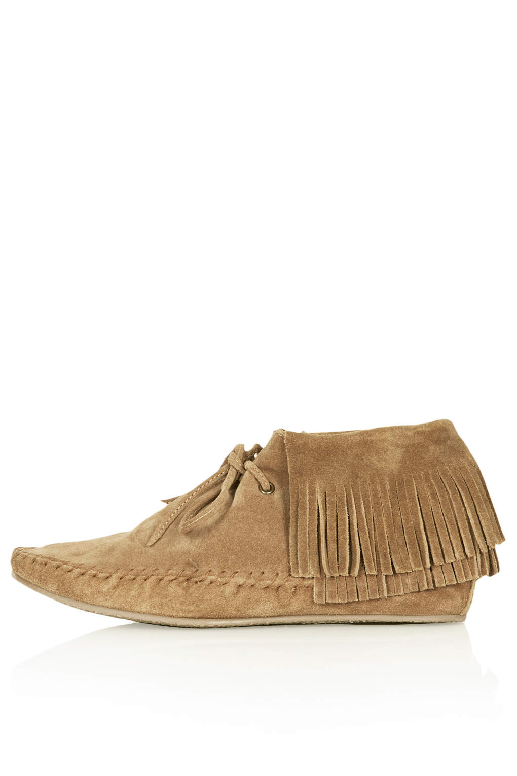 Bottines style mocassins à franges BALI Tendance Frange : 20 pièces qui vous irons Frangement bien