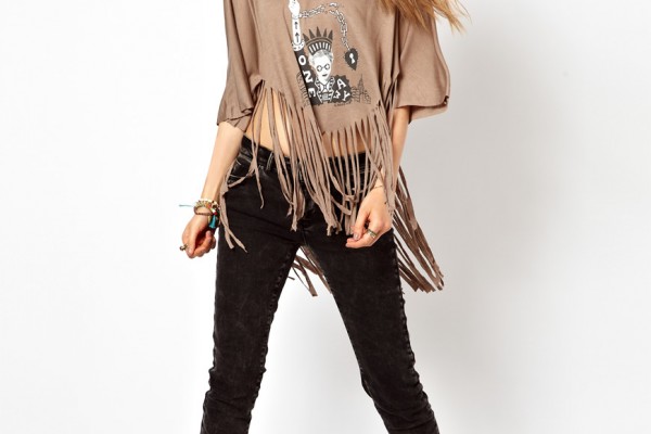 Capture By Hollywood Made - Liberty Moon - T-shirt frangé