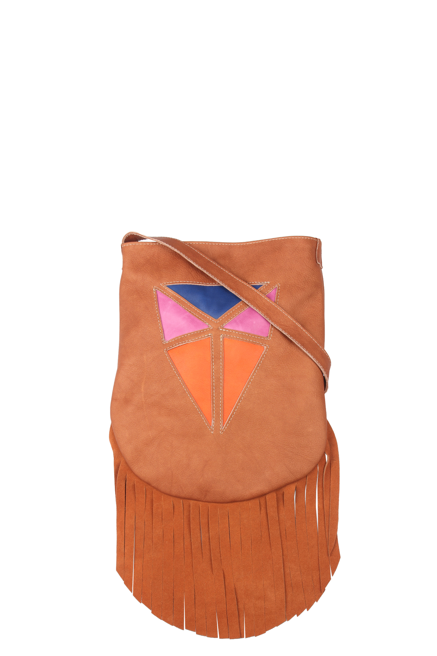 Créations Sacs Mary Besace en cuir frangé Zanya Made in France Tendance Frange : 20 pièces qui vous irons Frangement bien