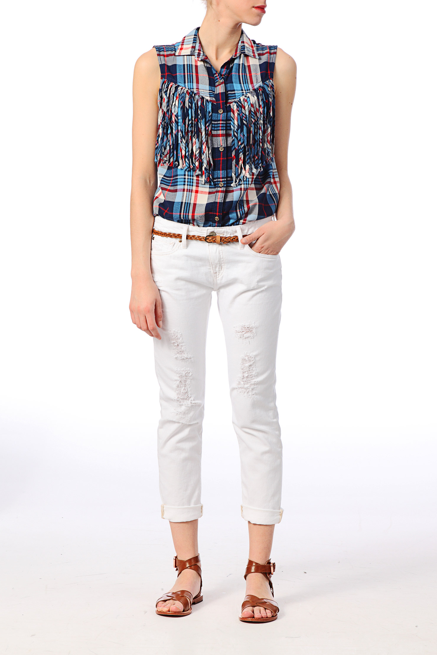 Denim and Supply by Ralph Lauren Chemise avec franges Rayo Tendance Frange : 20 pièces qui vous irons Frangement bien