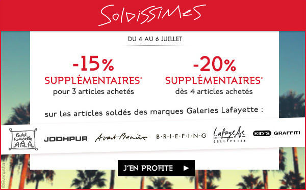 SOLDES GALERIE LAFAYETTE 2014 Soldes été 2014 Les meilleurs bons plans à ne pas manquer | deuxième démarque 