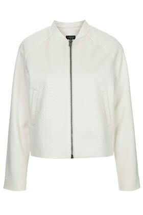 Blouson aviateur en tissu texturé – 88 €