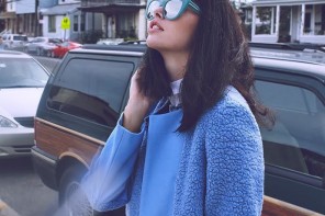 manteau hiver femme bi matiere