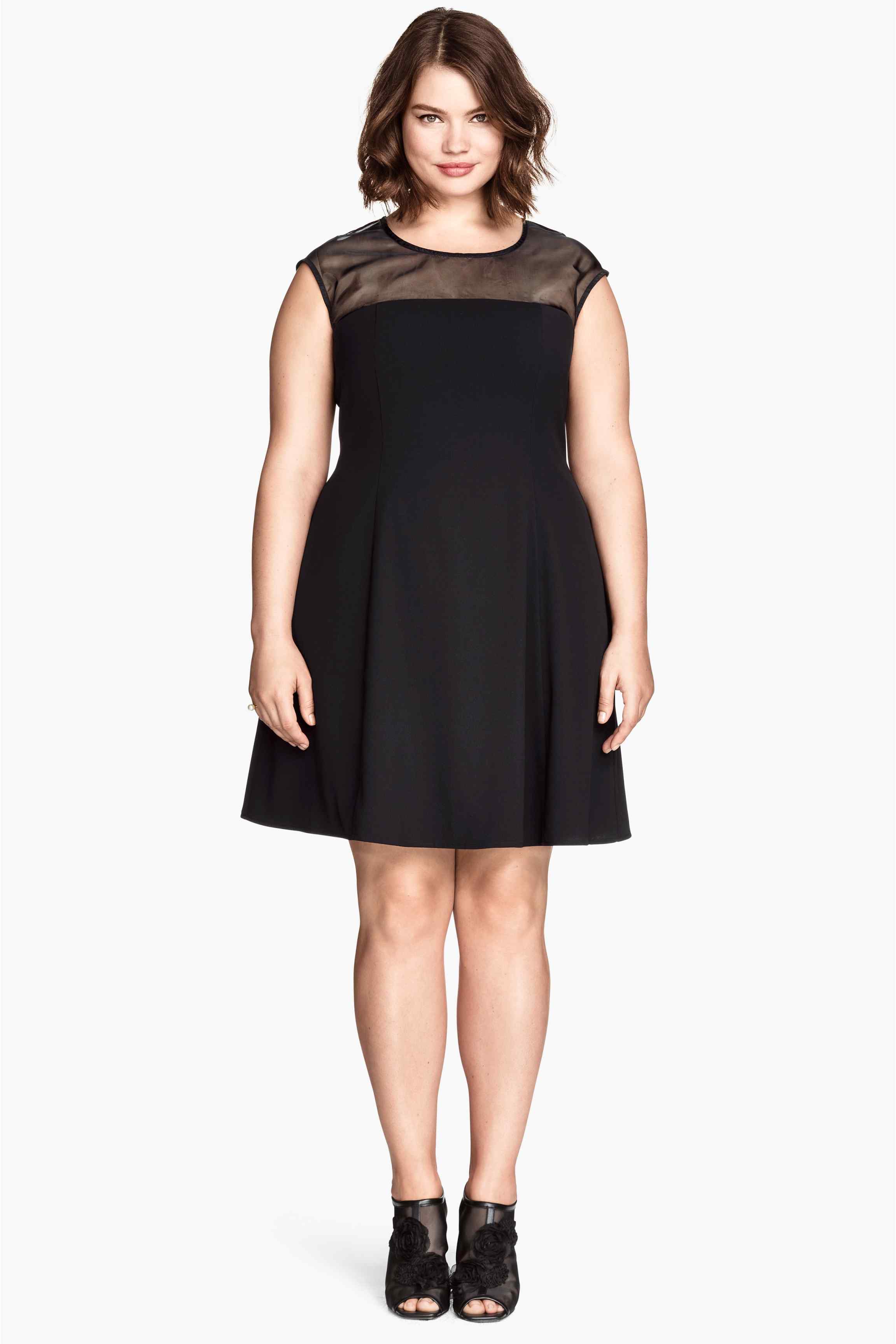 Robe sans manches grande taille