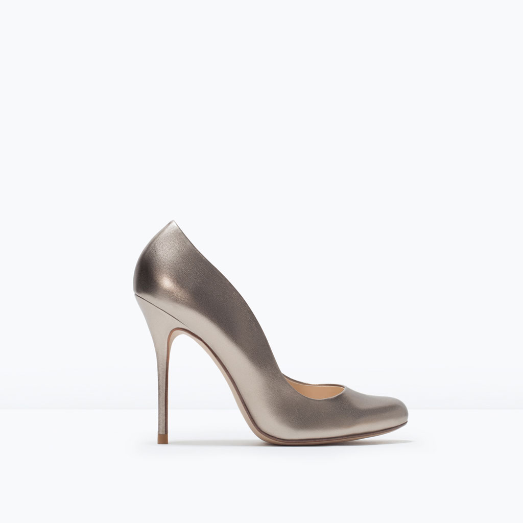 Escarpins talon bout rond - 49,95 €
