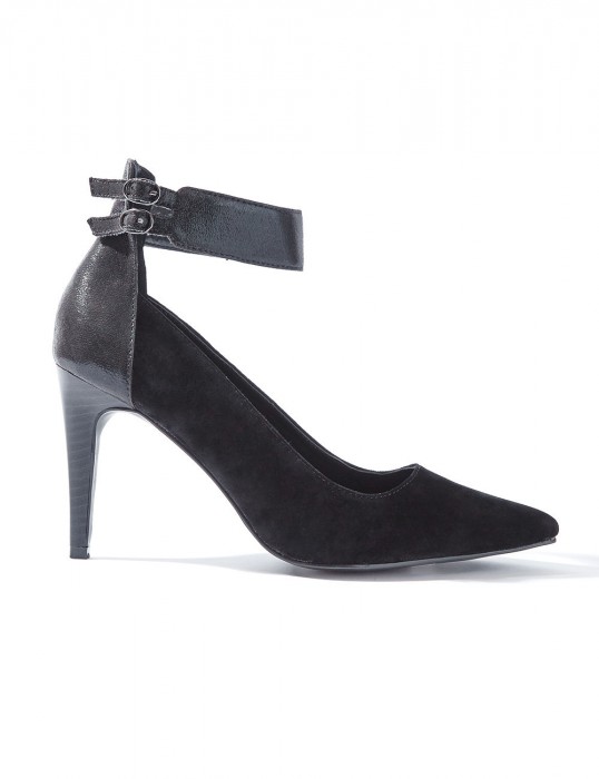 Escarpins bride cheville noirs 