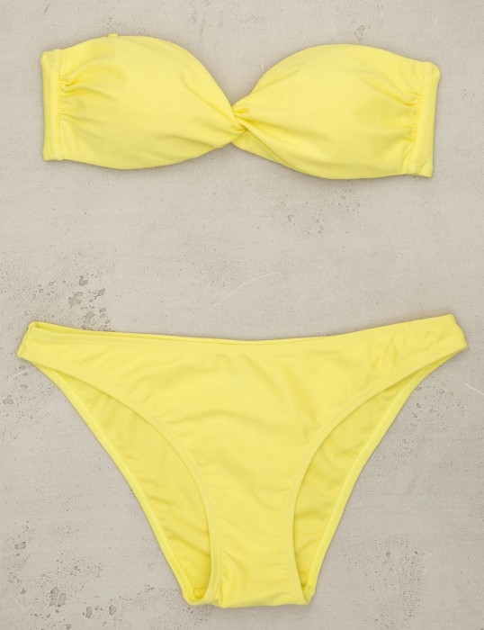 Maillot de bain jaune
