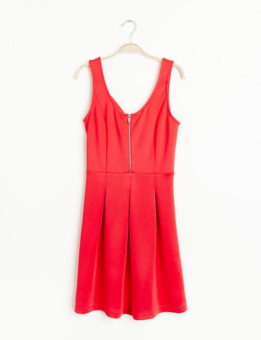 Robe néoprène rouge 