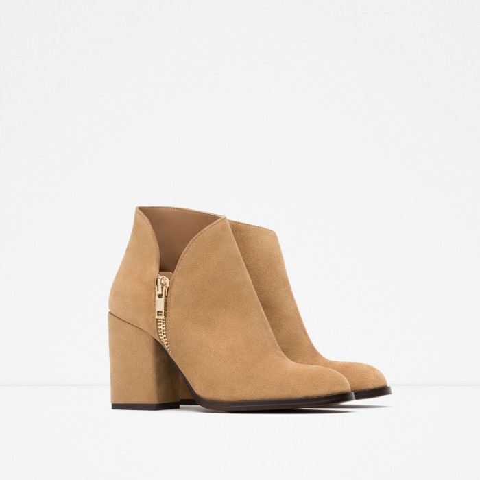 Santiags en cuir suédé