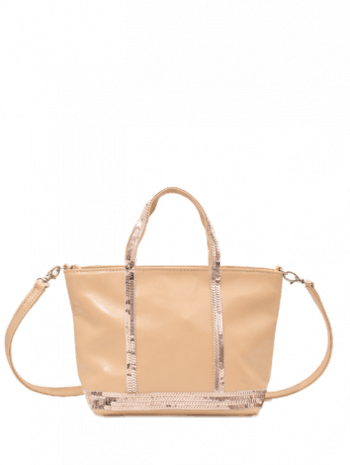 Vanessa Bruno cabas Baby en cuir et sequins