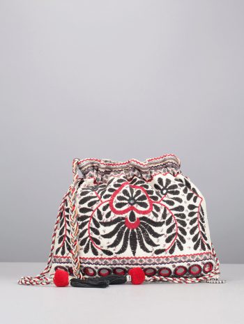 Star Mela - Sac broderie ethnique Minta Pouch